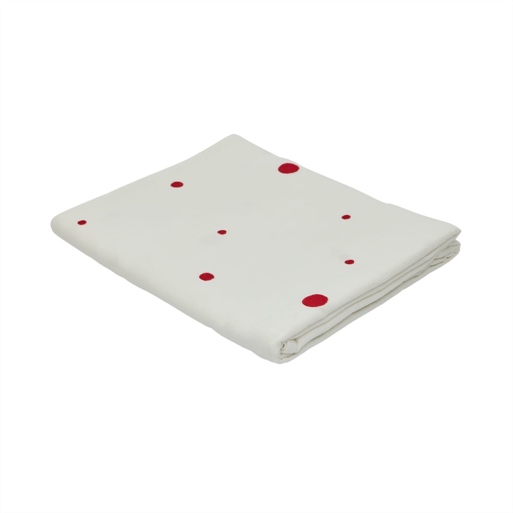 Nappe en coton coloris blanc Nappe en coton coloris blanc