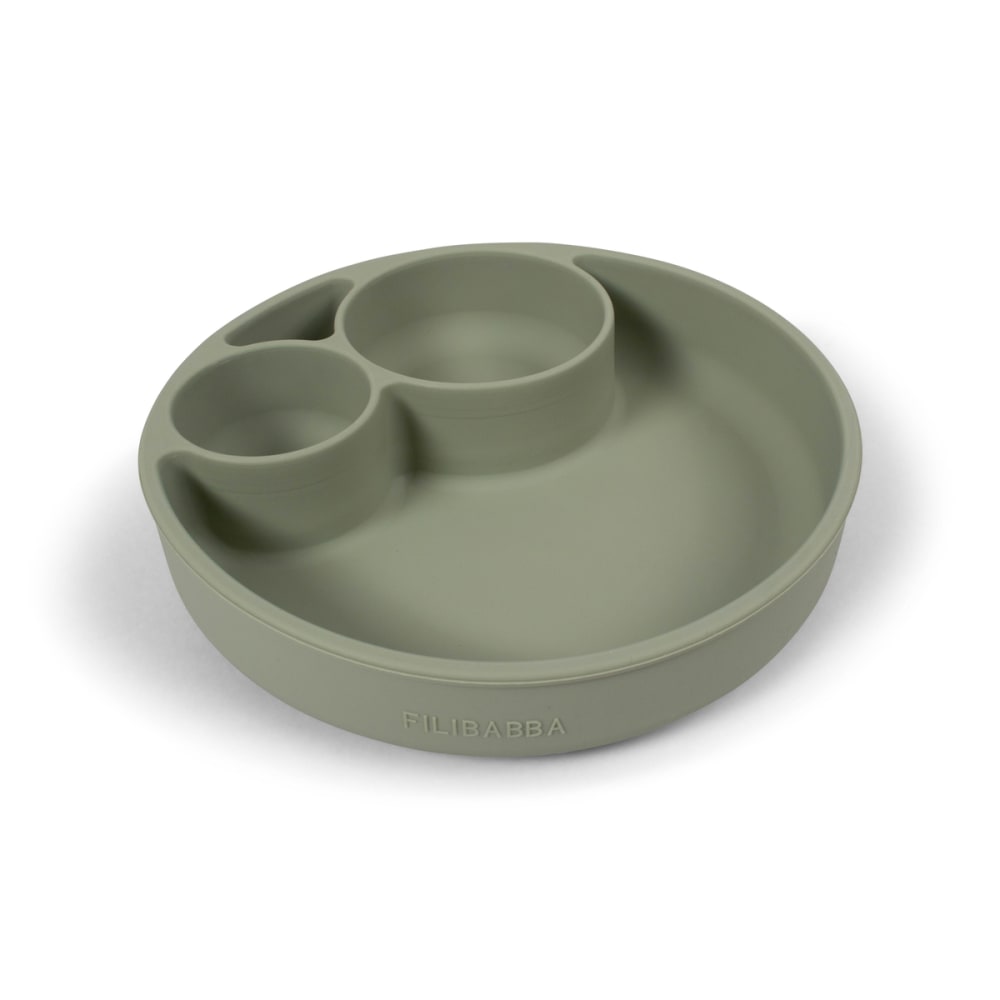 Bol en silicone coloris vert