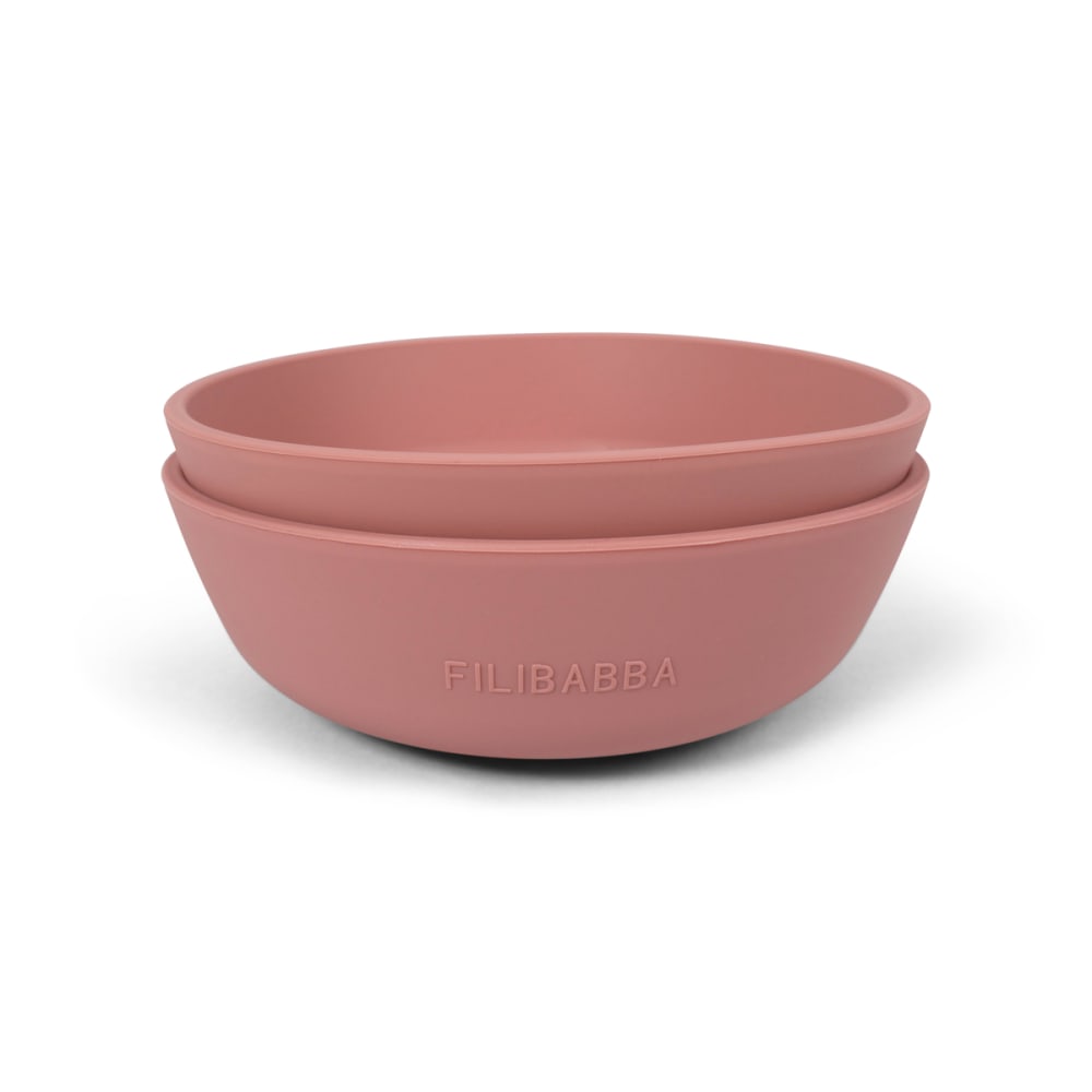Bol en silicone coloris rose