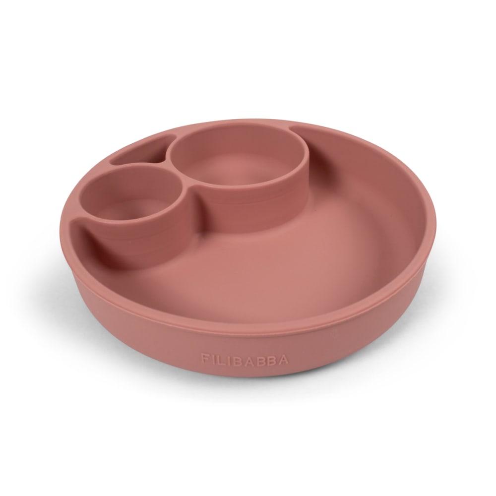 Bol en silicone coloris rose