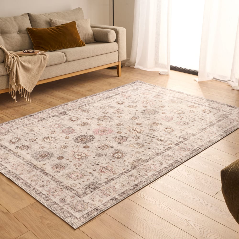 Tapis style vintage gris 280x380 cm — vue 4