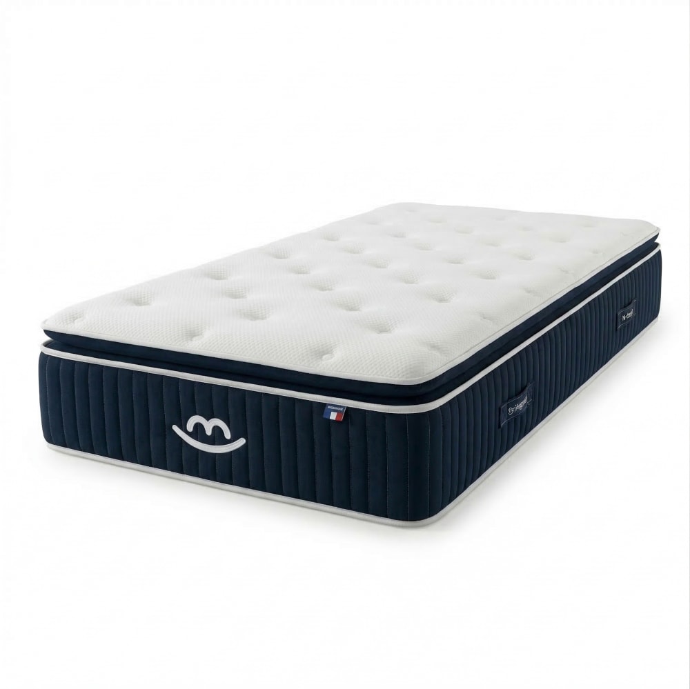 Matelas luxe carrénage hybride mémoire de forme 90x200 épais 30cm Matelas luxe carrénage hybride mémoire de forme 90x200 épais 30cm