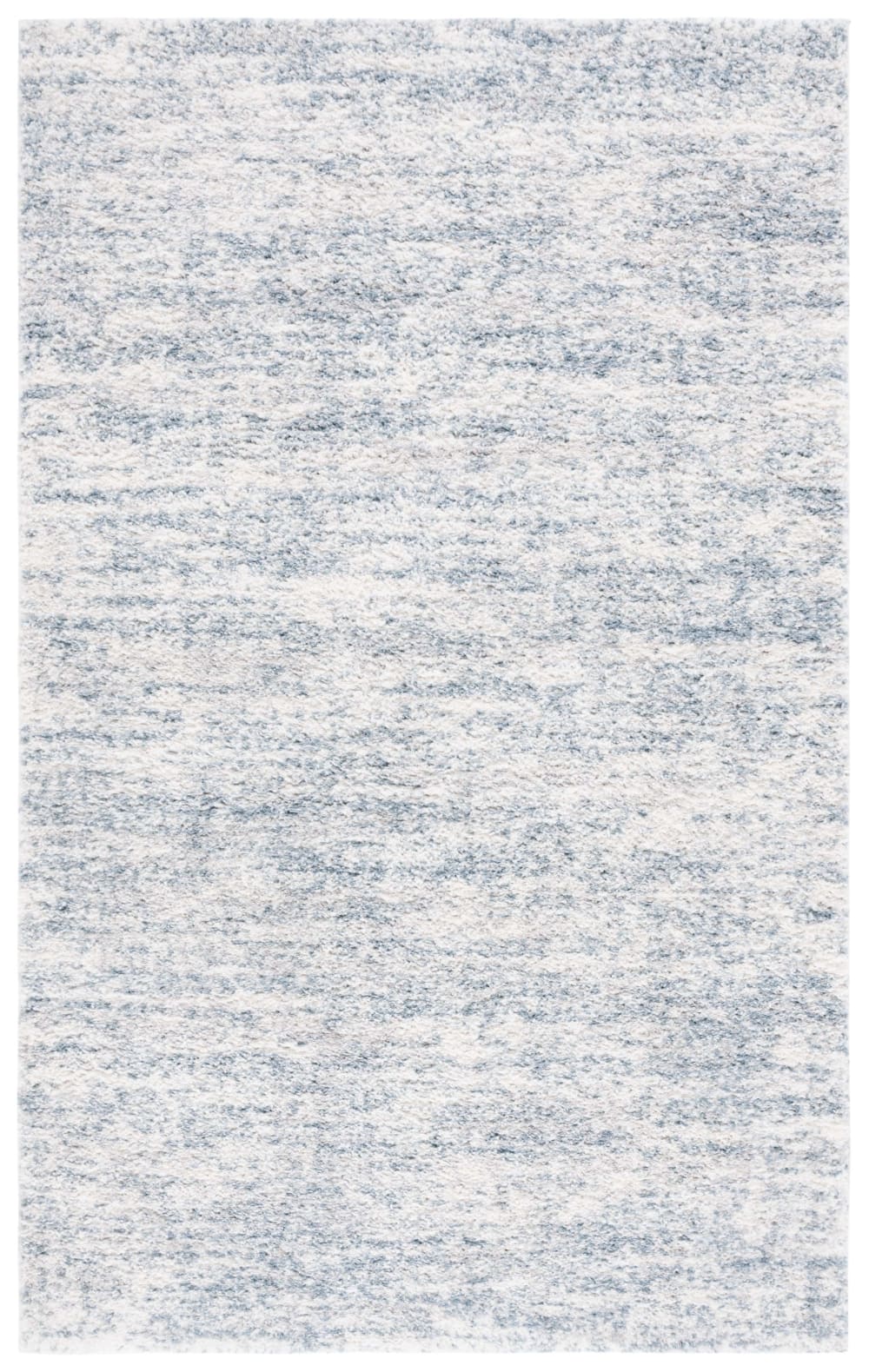 Tapis en polyester blanc/bleu, 135 x 196 cm