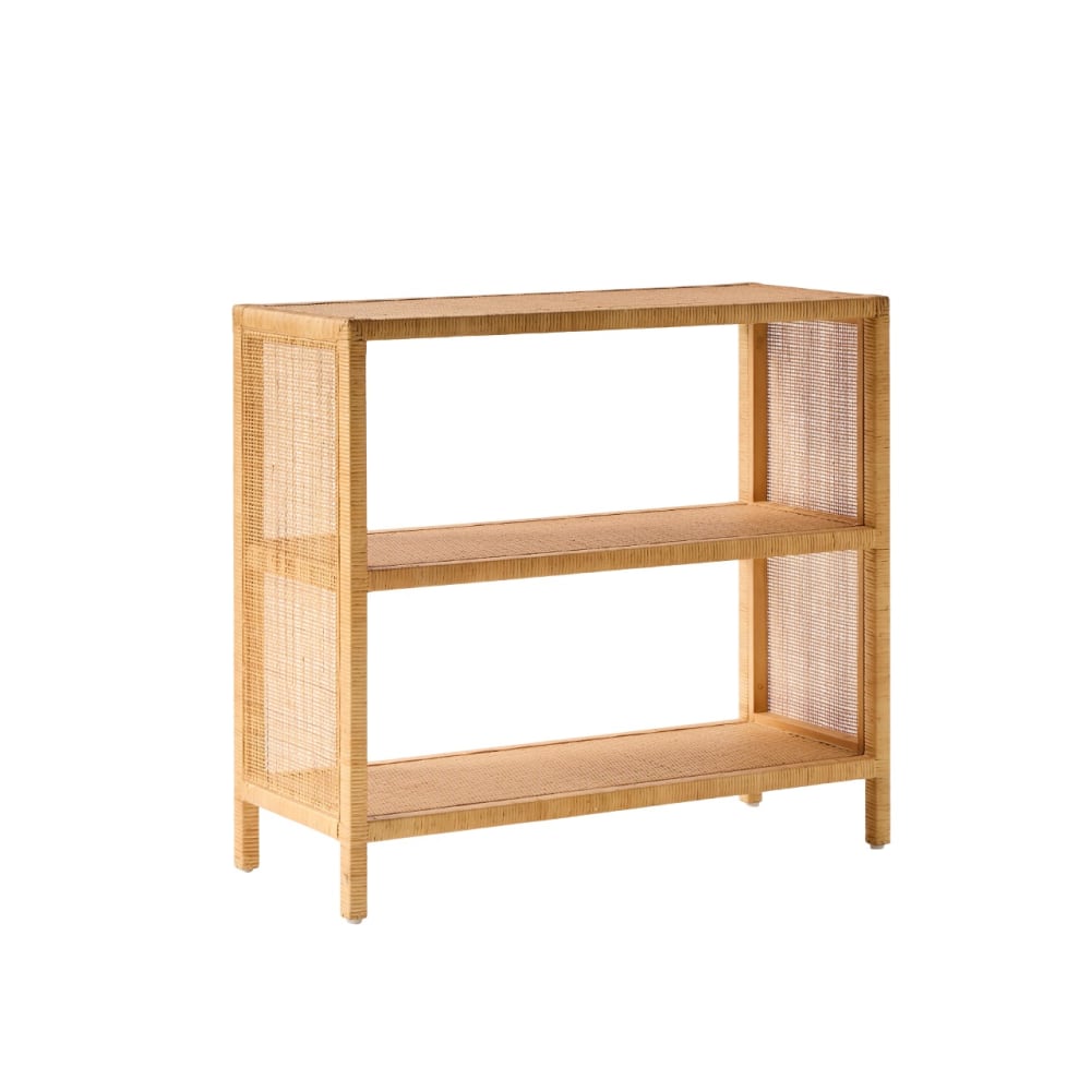 Etagère en rotin beige