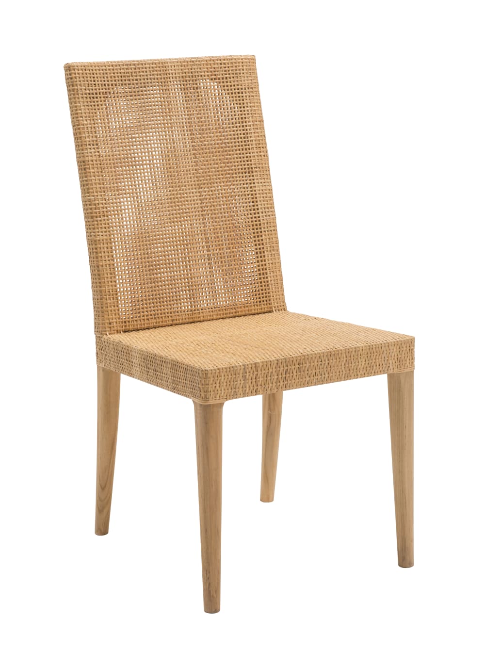 Chaise en rotin et cannage beige Chaise en rotin et cannage beige