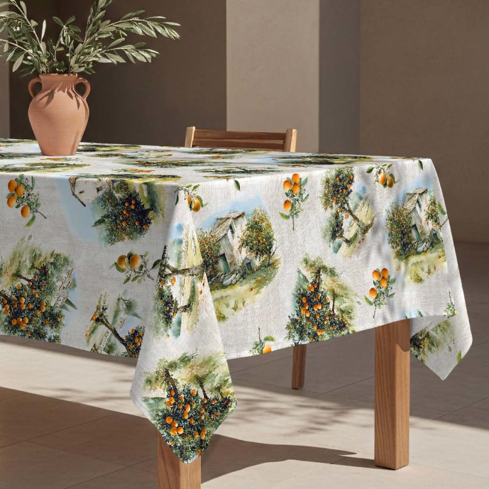 Nappe anti-taches - 100% coton - 150x200 cm Nappe anti-taches - 100% coton - 150x200 cm