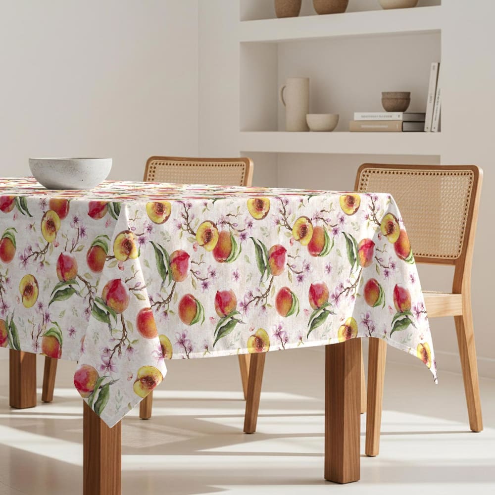 Naf Naf Fleckabweisende Tischdecke – 100 % Baumwolle, 150×150 cm Mehrfarbig Baumwolle