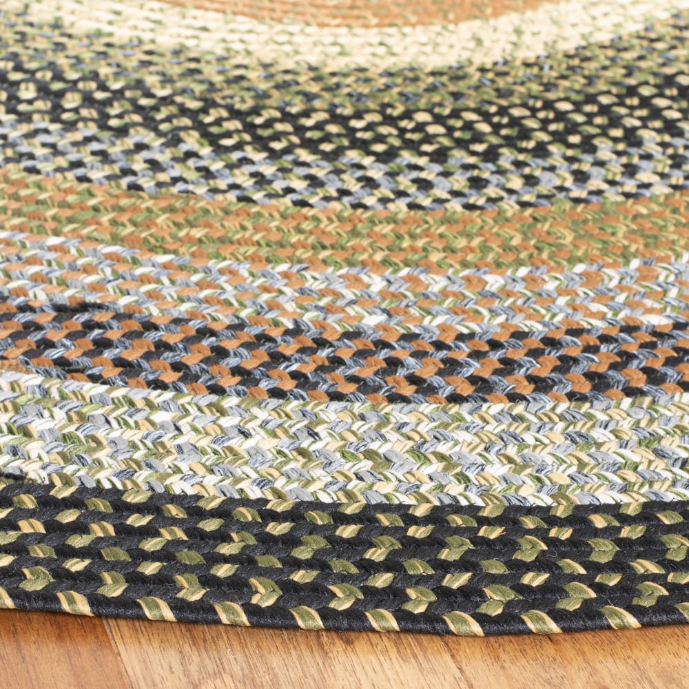 Tapis contemporain en polypropylène multicolore, 152 cm — vue 4