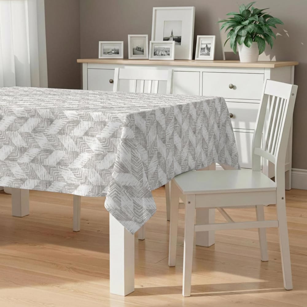 Naf Naf Fleckabweisende Tischdecke – 100 % Baumwolle, 150×200 cm Beige Baumwolle