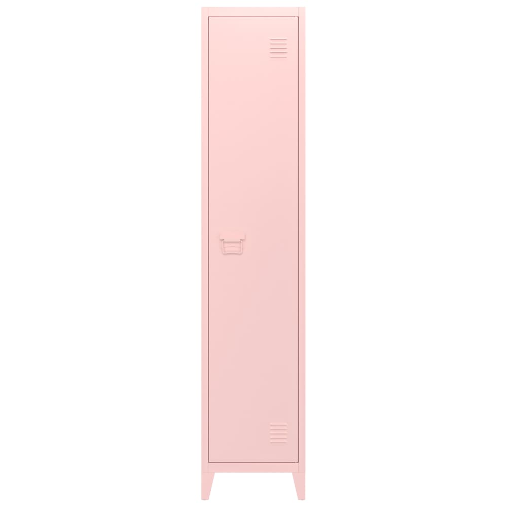 Armoire en métal rose 180cm 1 porte