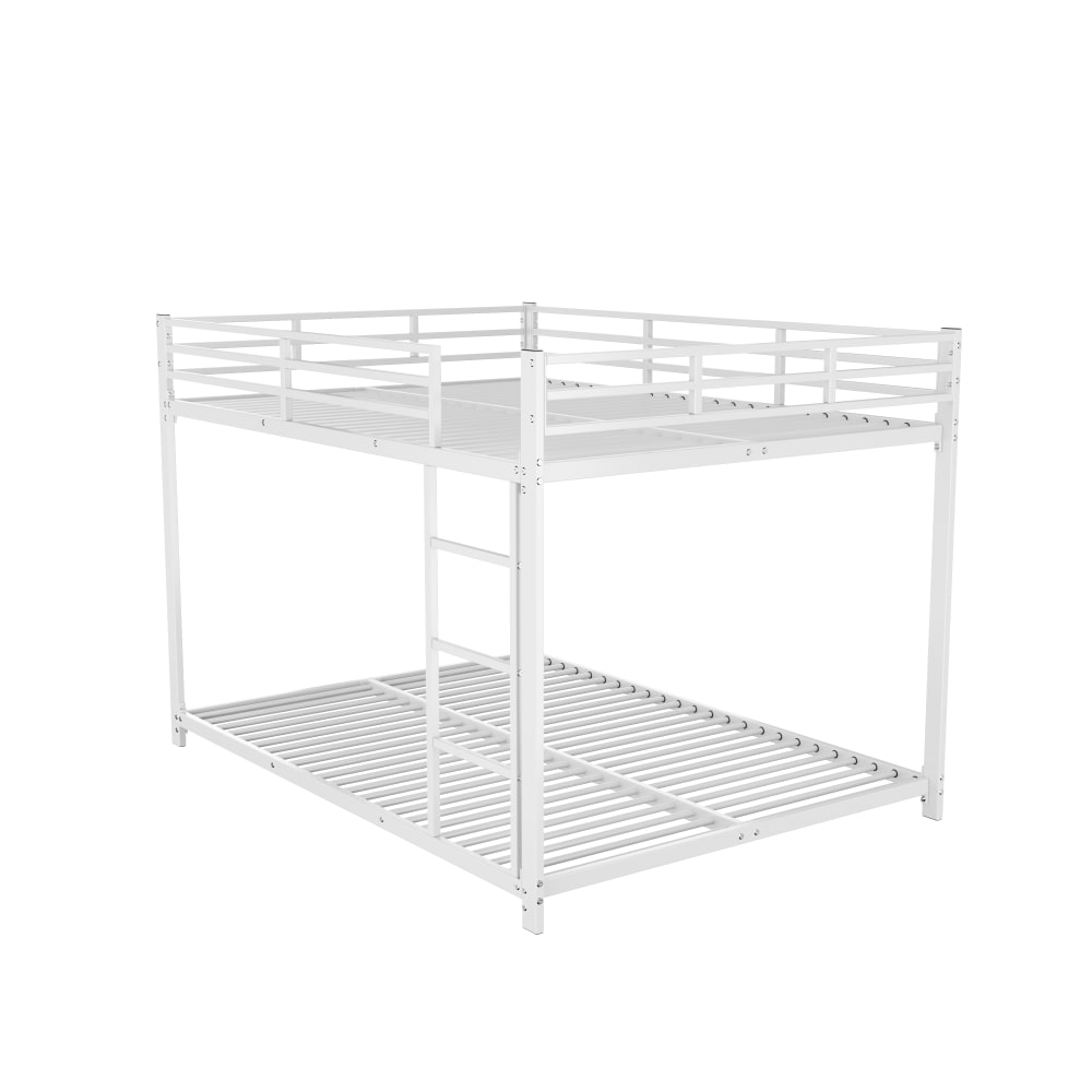 ComfortXL Klassisches Etagenbett aus Eisen Weiß 140x200 cm WEISS STAHL Baby