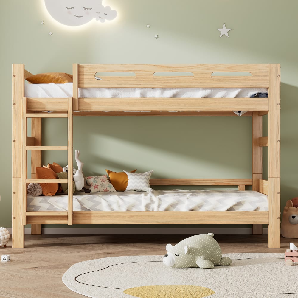 Etagenbett umbaubar aus Kiefer Natur 90x200 cm - Maisons Du Monde
