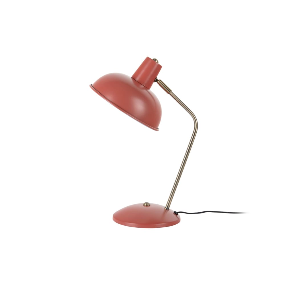 Lampe de table métal rouge 26x20x38cm