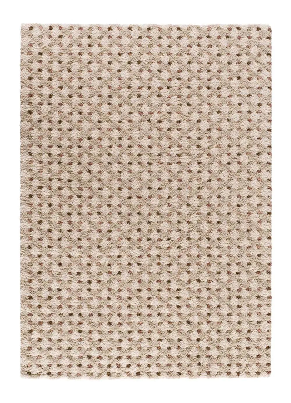 Atticgo Kinderteppich, Skandinavisch shaggy, beige/creme, 80x150 cm style modern Öko-Tex Zertifikat Pp - Polypropylen Kinder