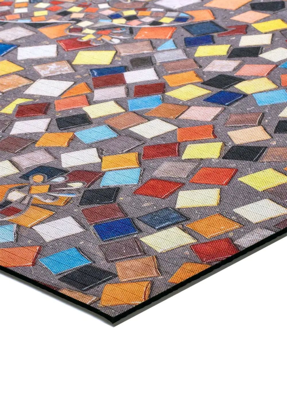 Tapis de cuisine lavable mosaïque multicolore 52x100 cm — vue 4