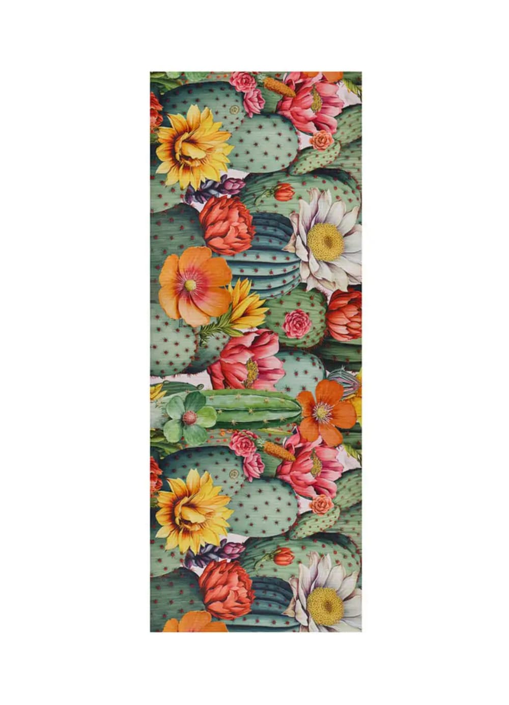 Tapis de cuisine lavable motifs floraux multicolore 52x100 cm