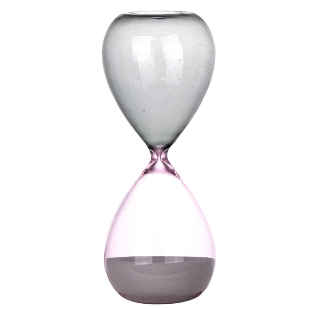 Sablier rose et gris 15 minutes