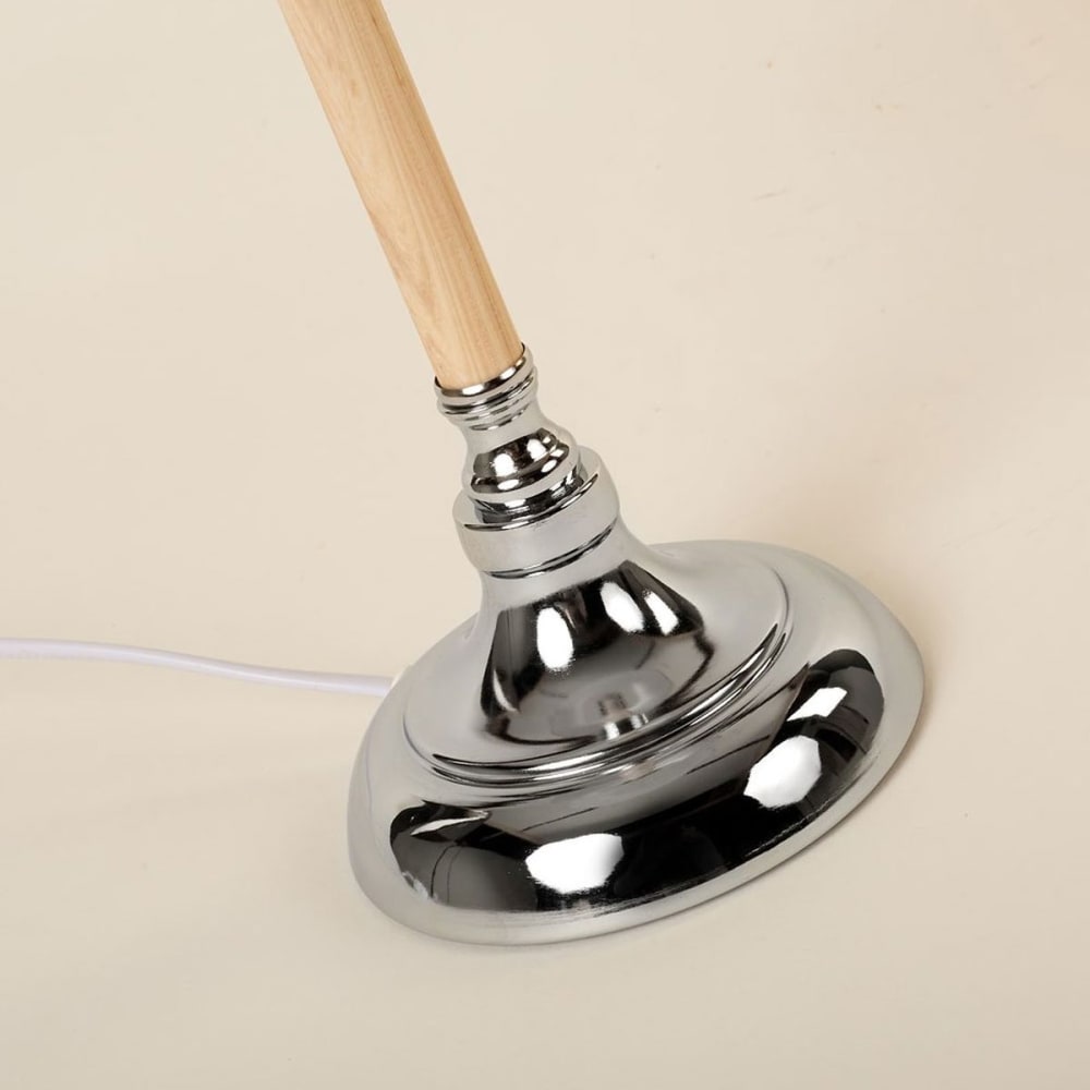 Lampe de table argentée 40 cm — vue 4