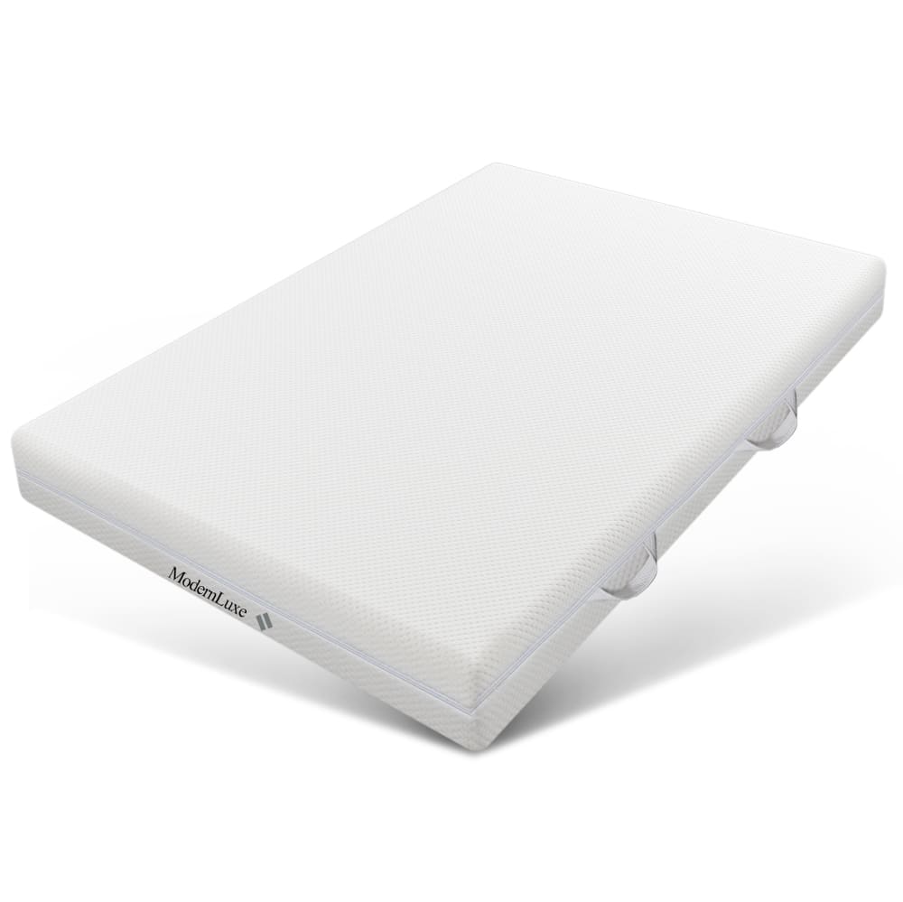 MODFU Kaltschaummatratze 180x200, 7 Zonen, H2&H3, 20 cm, Weiß style modern Weiß Pes - Polyester