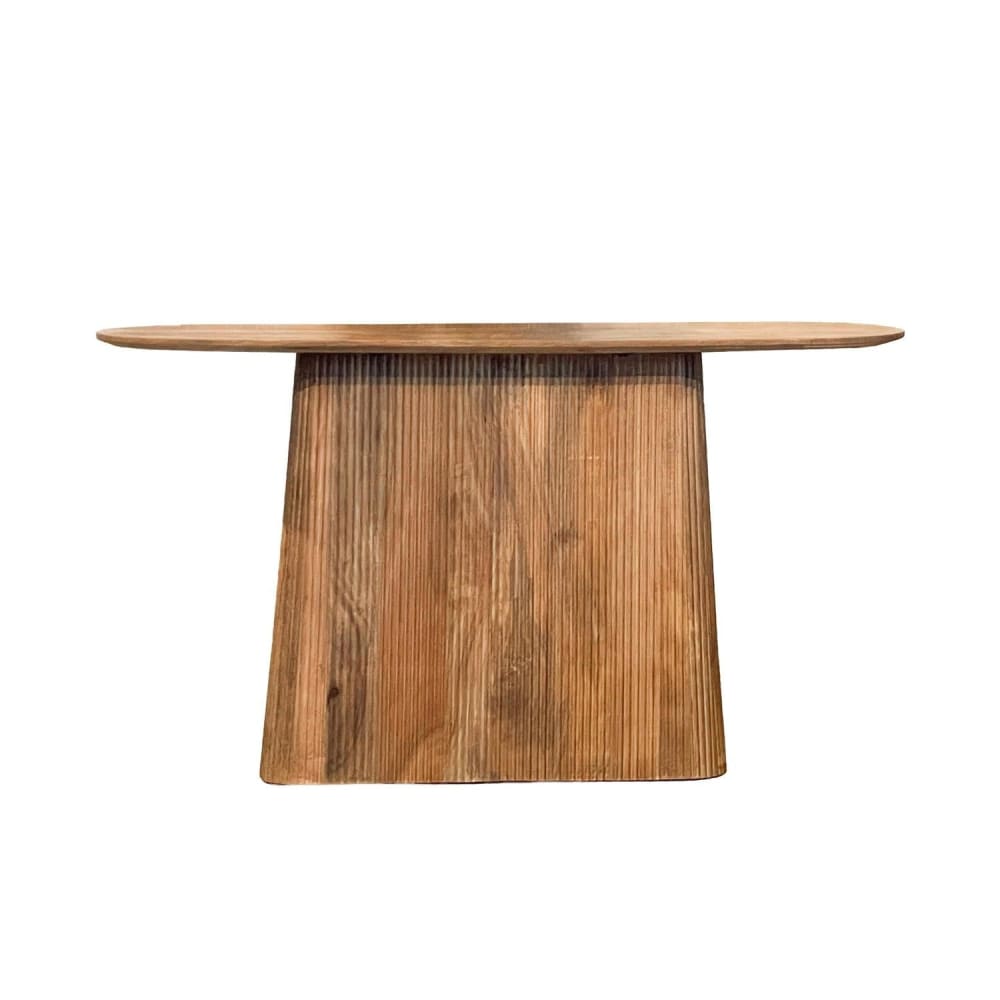 Livingfurn Konsolentisch Salvator aus Mangoholz 140cm, Braun Braun