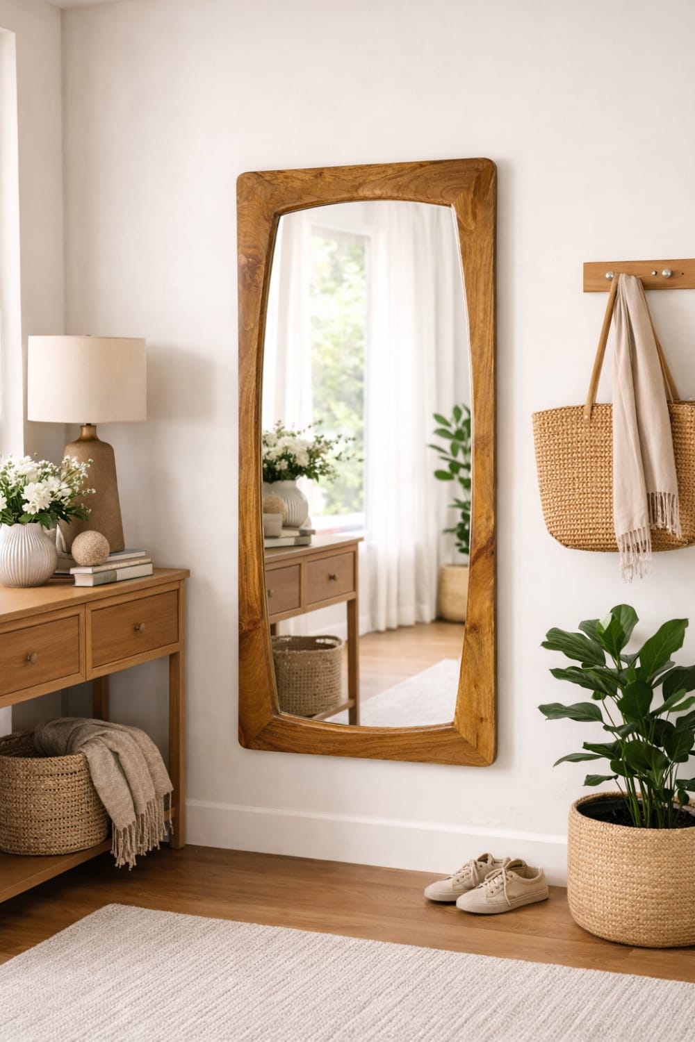 Wandspiegel Alain 113cm, Braun - Maisons Du Monde