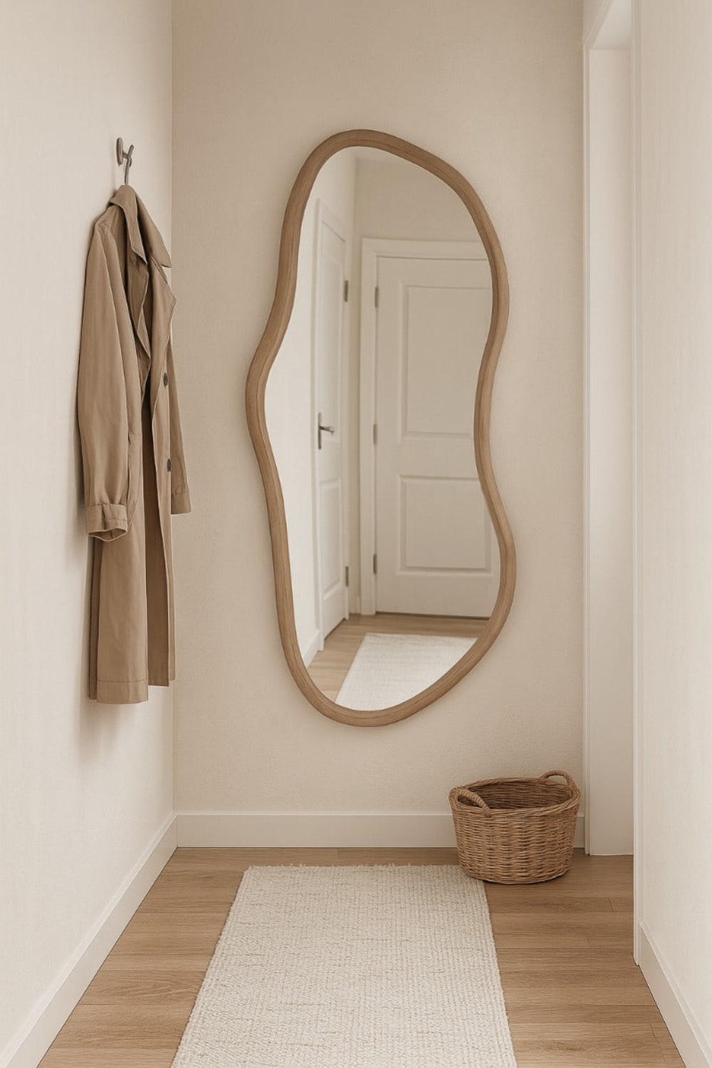 Wandspiegel Sophie XL 170cm, Hellbraun - Maisons Du Monde
