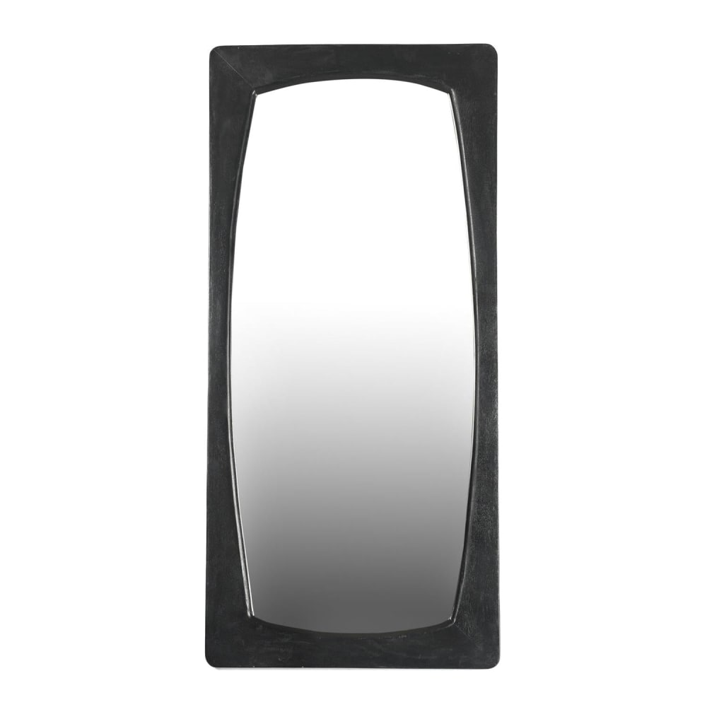 Livingfurn Wandspiegel Alain 113cm, Schwarz Schwarz Glas