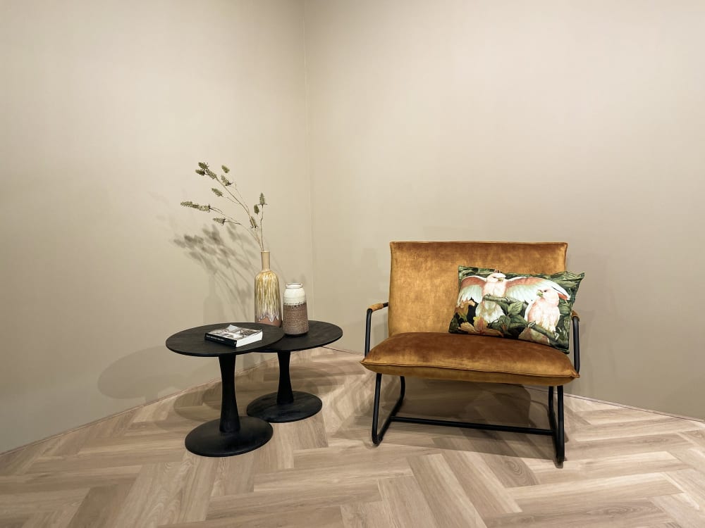 Couchtisch Vivian Ø60cm, Schwarz - Maisons Du Monde