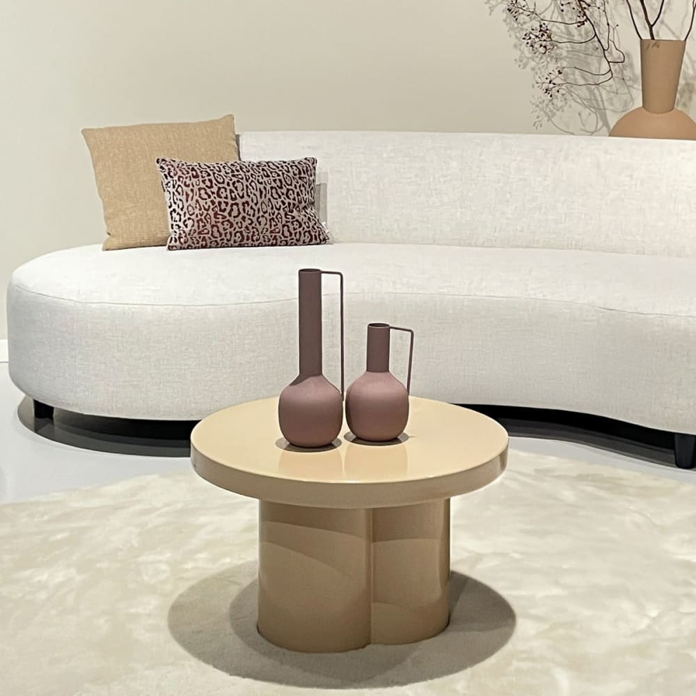Couchtisch Noa Ø57cm, beige - Maisons Du Monde
