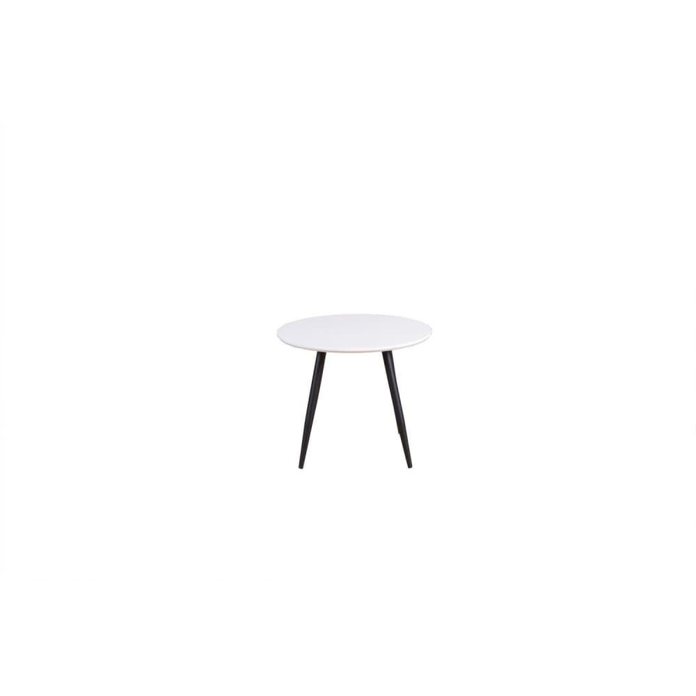 Venture Home Kindertisch Ø60cm, Weiß/Schwarz WEISS SPANPLATTE Kinder