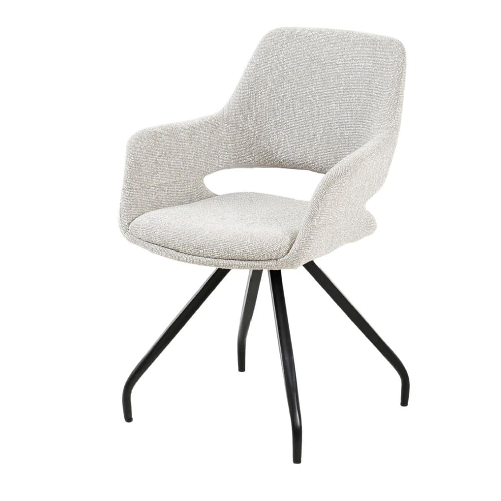 2er-Set Esszimmerstühle Capp, beige - Maisons Du Monde