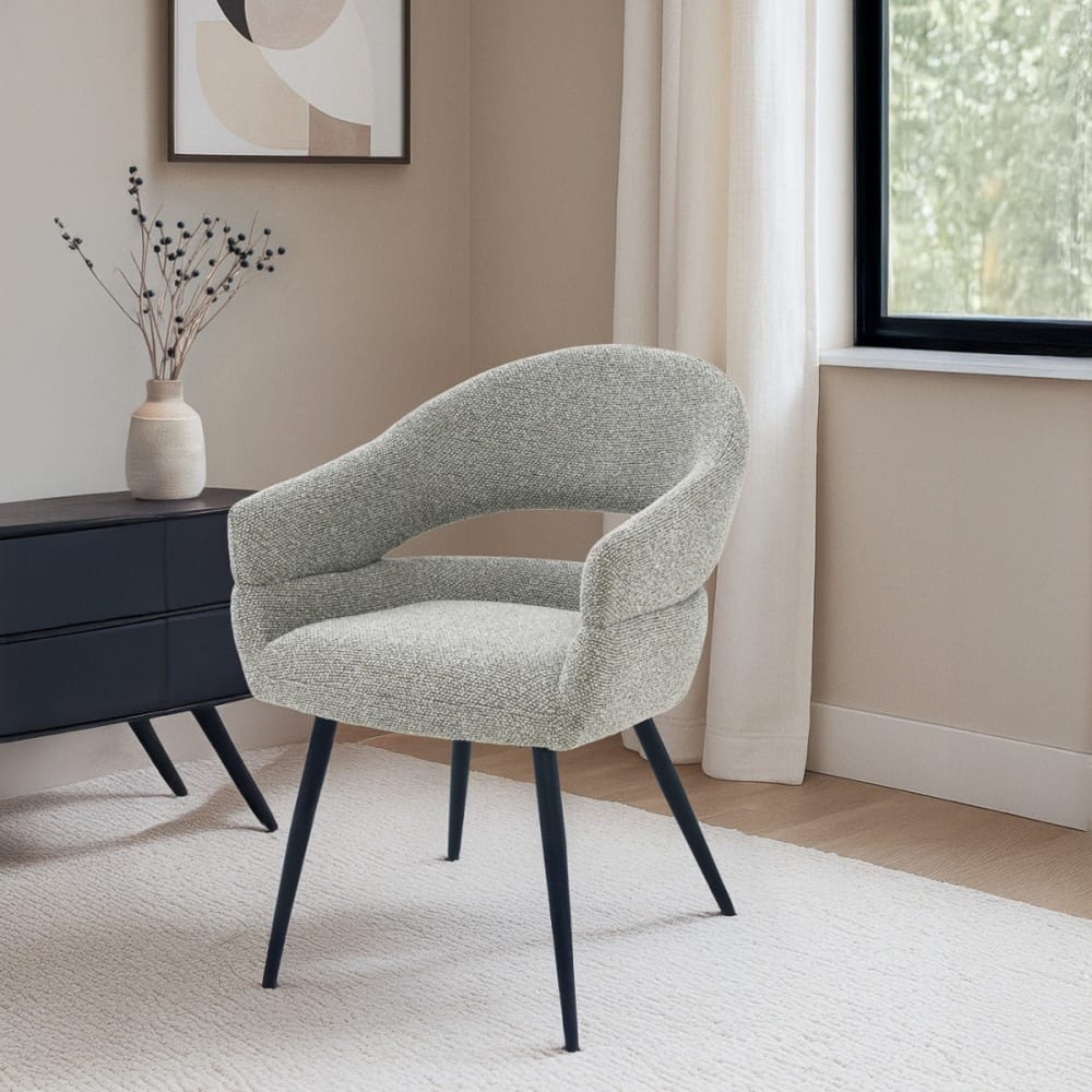 2er-Set Esszimmerstühle Megan, Grau - Maisons Du Monde