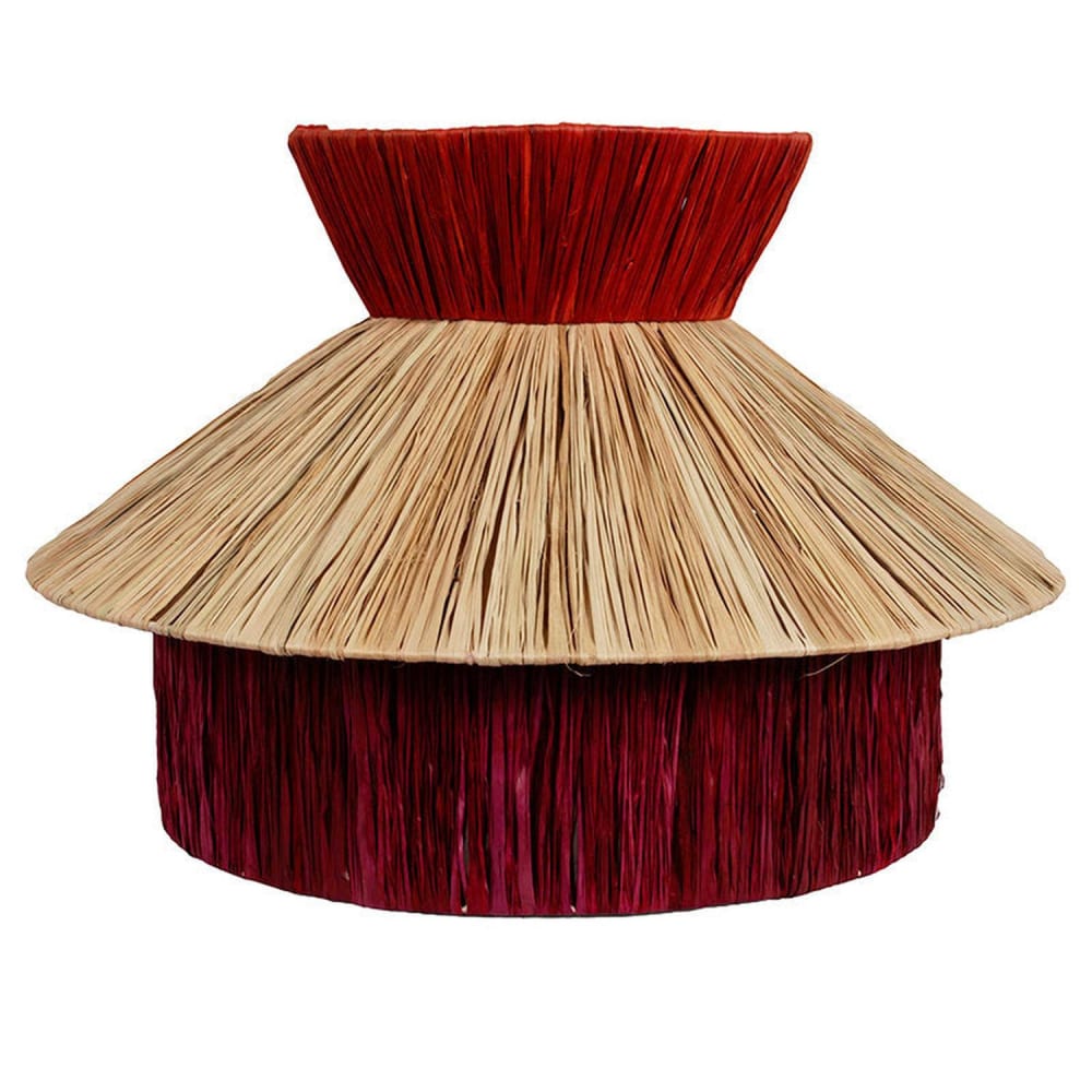 Pole to Pole Lampenschirm Lina Ø40cm, Lila/sandbraun - Naturfasern