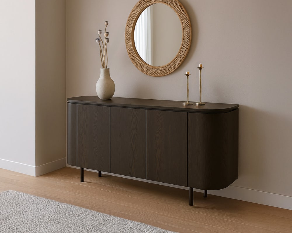 Sideboard Tobago 170cm, Dunkelbraun - Maisons Du Monde