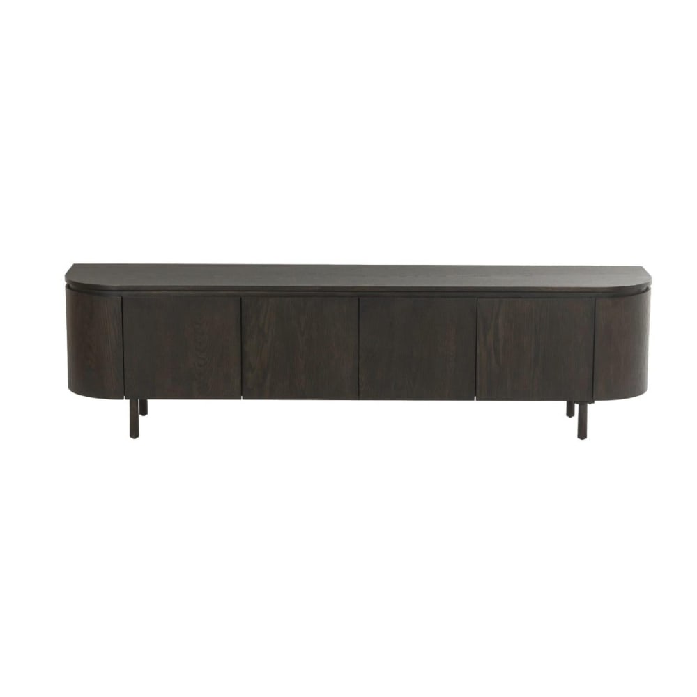 Livingfurn Sideboard Tobago 210cm, Dunkelbraun - Holz
