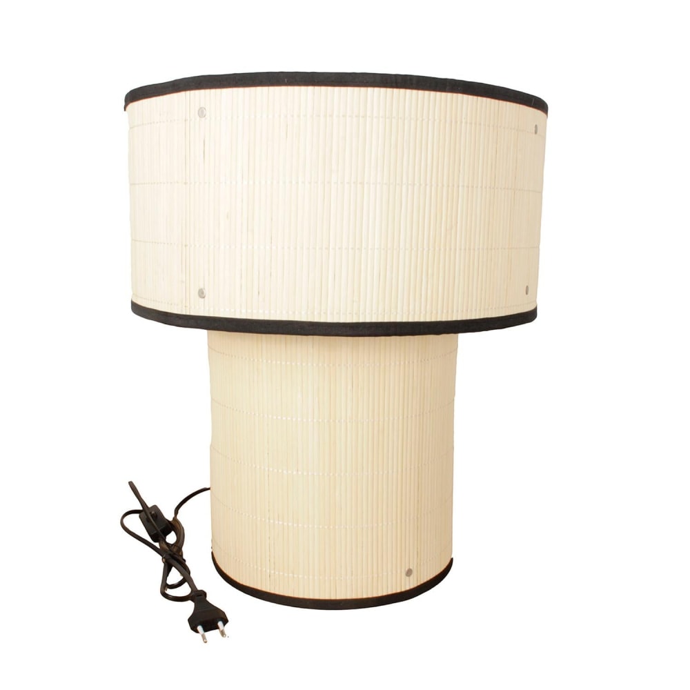 Pole to Pole Tischlampe Bambus, beige - Naturfasern