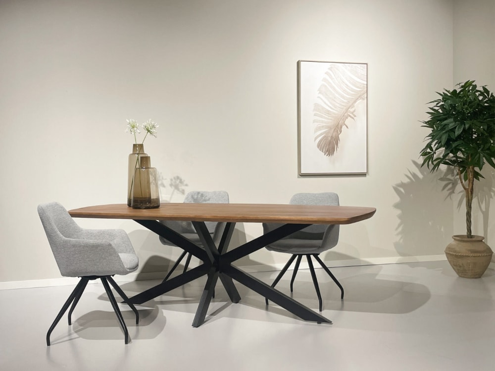 Esstisch Jesper Oval 230*105cm, Braun - Maisons Du Monde