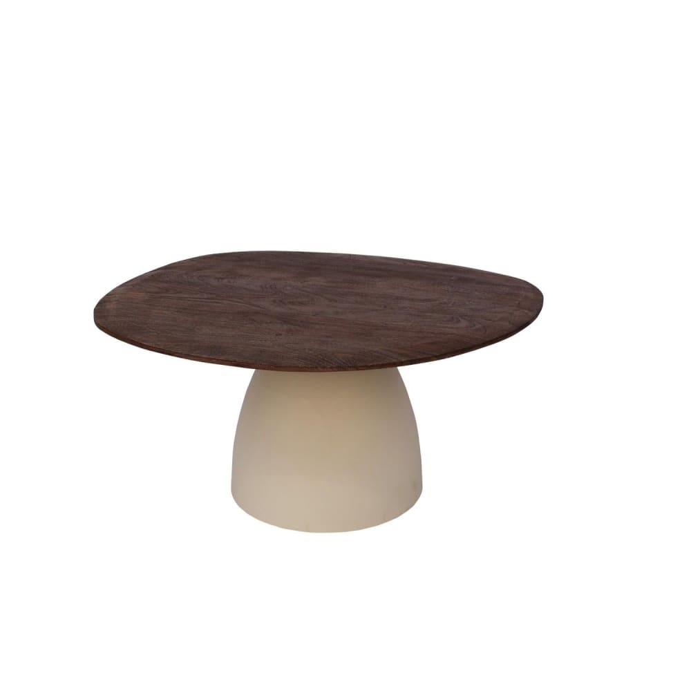 Livingfurn Couchtisch Marron aus Mangoholz, Braun Braun