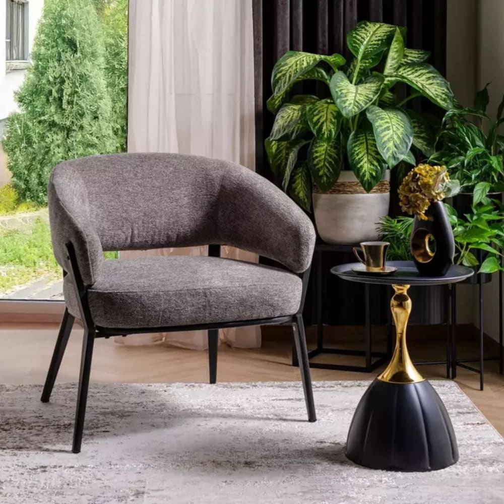 Moderner Design-Couchtisch aus Glas in Schwarz - Maisons Du Monde