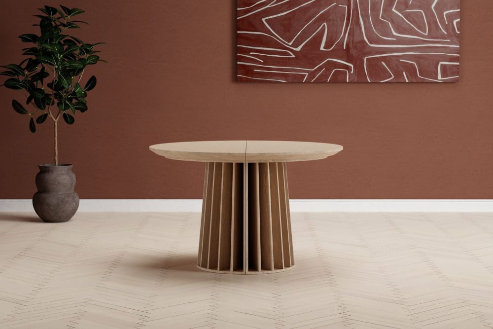 Esstisch Dope ausziehbar 120-210cm, Hellbraun - Maisons Du Monde