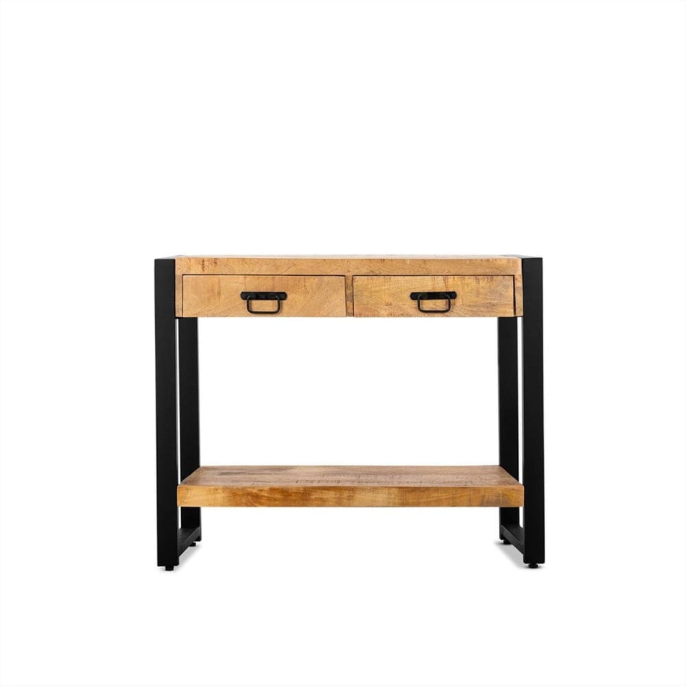 Benoa Konsolentisch aus Mangoholz 120cm, Hellbraun - -