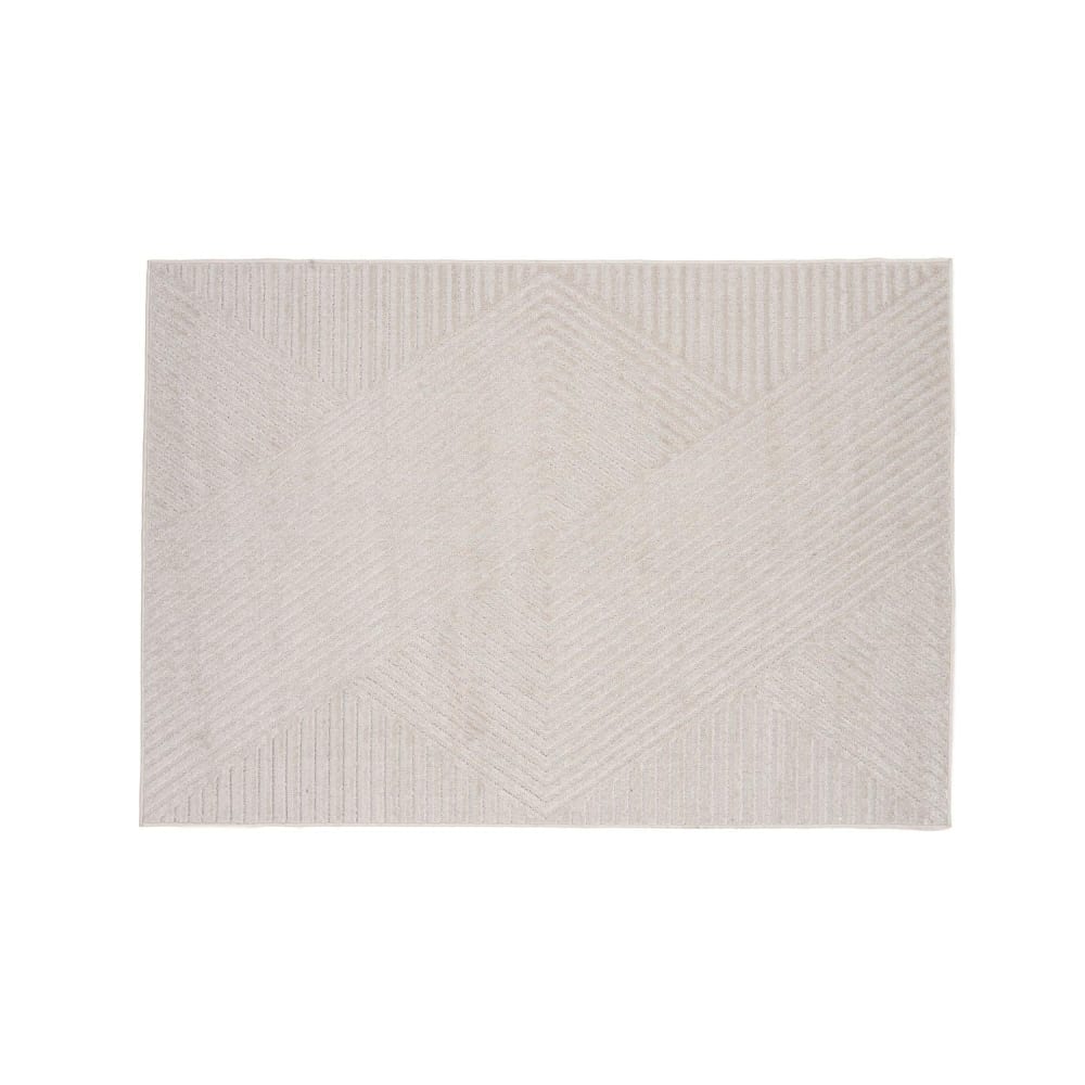 Venture Home Teppich Aron 340*240cm, Weiß Weiß Stoff