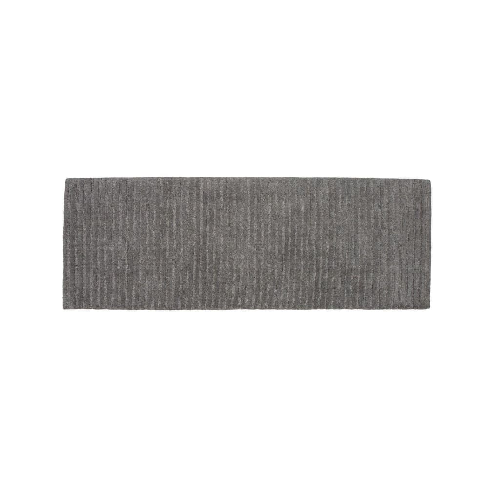 Venture Home Teppich Milton 200*70cm, Dunkelgrau - Stoff