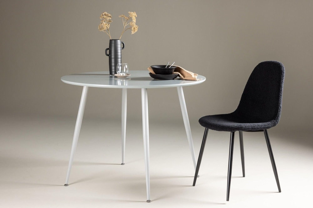 Esstisch Ø100cm, Grau - Maisons Du Monde