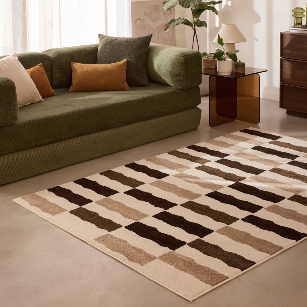 Tapis intérieur rayure retro 150x220 cm — vue 3