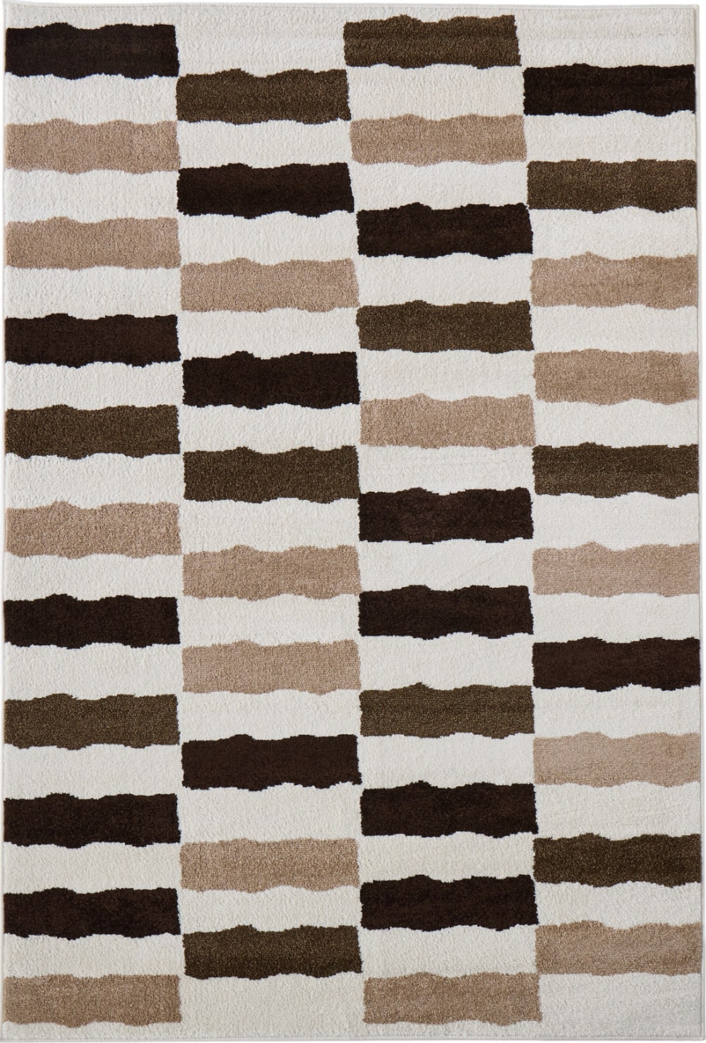 Tapis intérieur rayure retro 100x150 cm