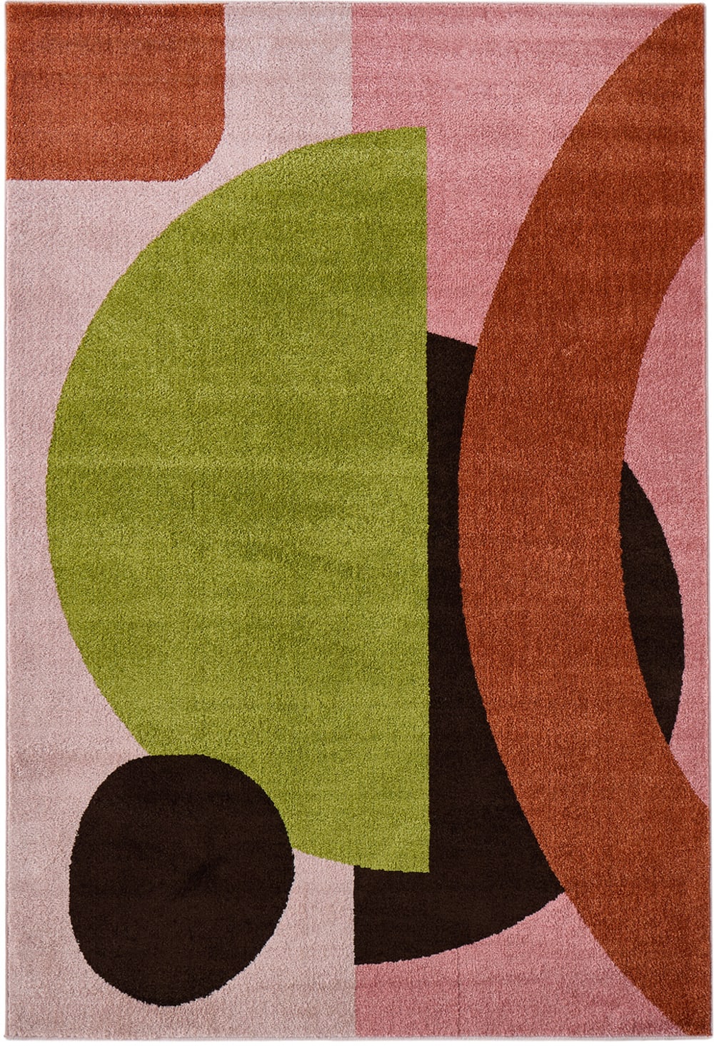 Tapis graphique multicolore 100x150 cm