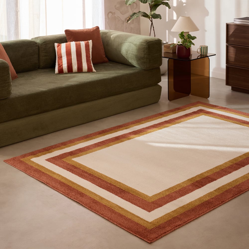 Tapis intérieur graphique rayé 100x150 cm — vue 3
