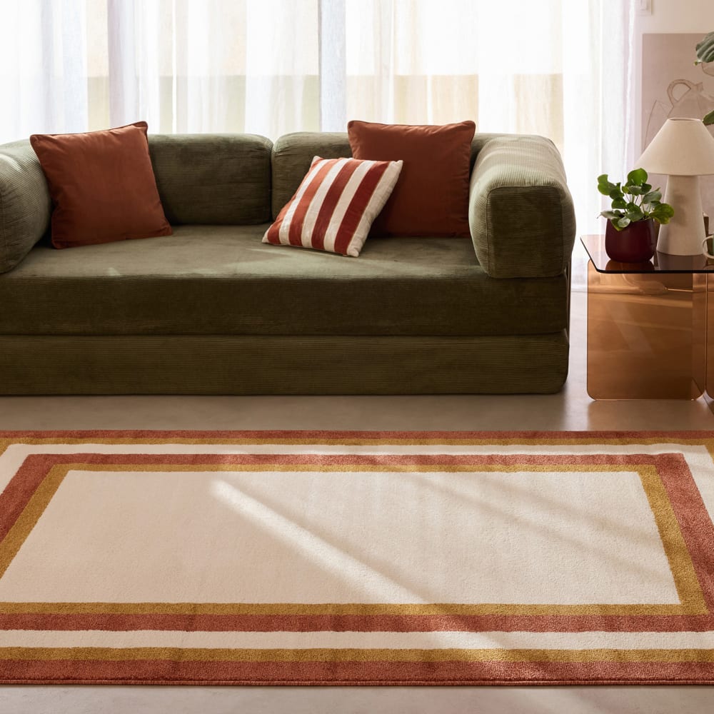 Tapis intérieur graphique rayé 100x150 cm — vue 4