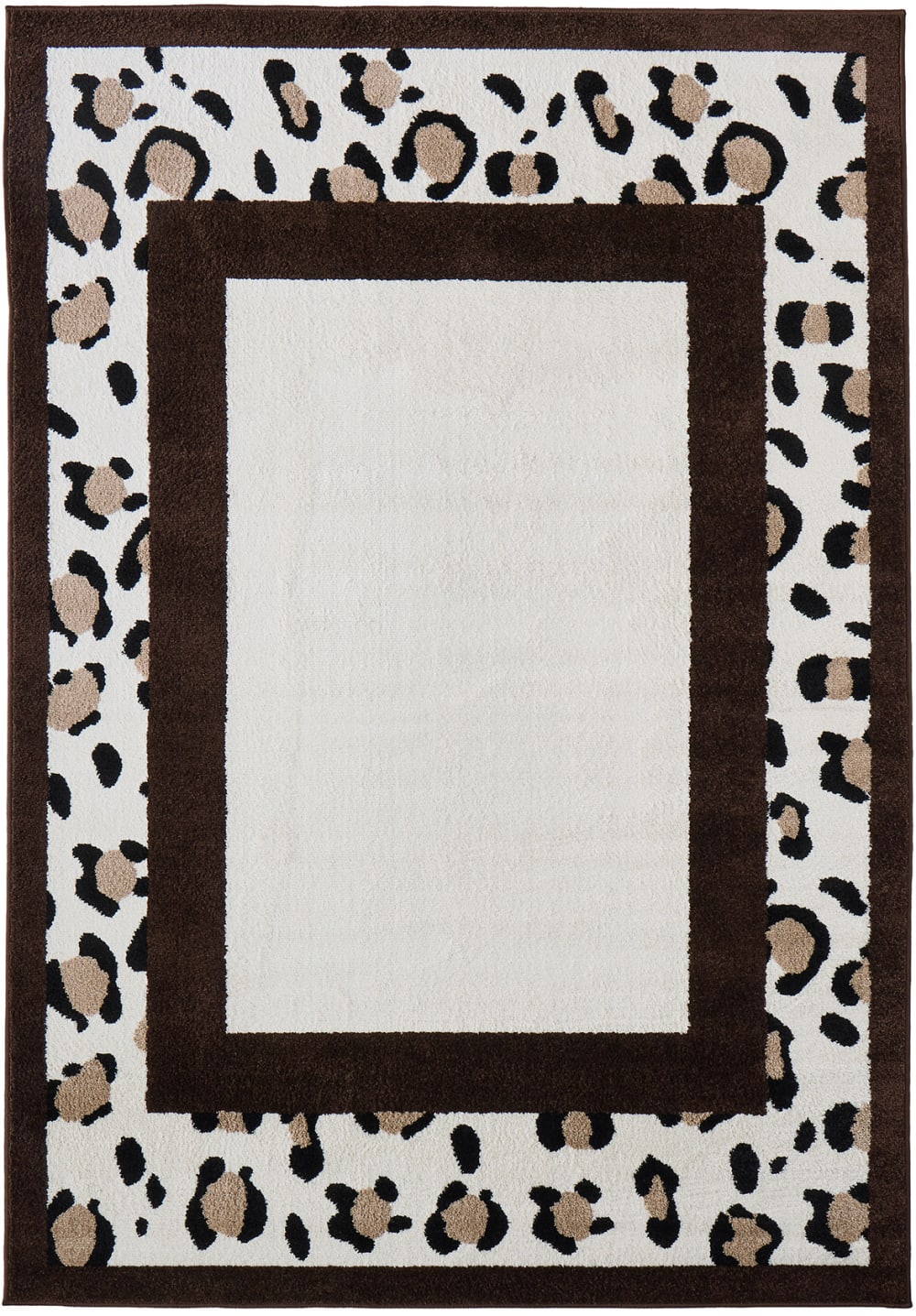 Tapis léopard marron 120x160 cm